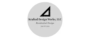 A logo of krafted design works, llc